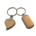 Porte-clés en bois avec logo gravé nouveau style avec mental